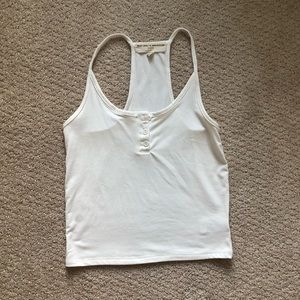 white tank top